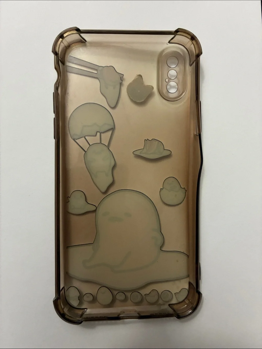 Gudetama Phone Case [Clear Amber color]